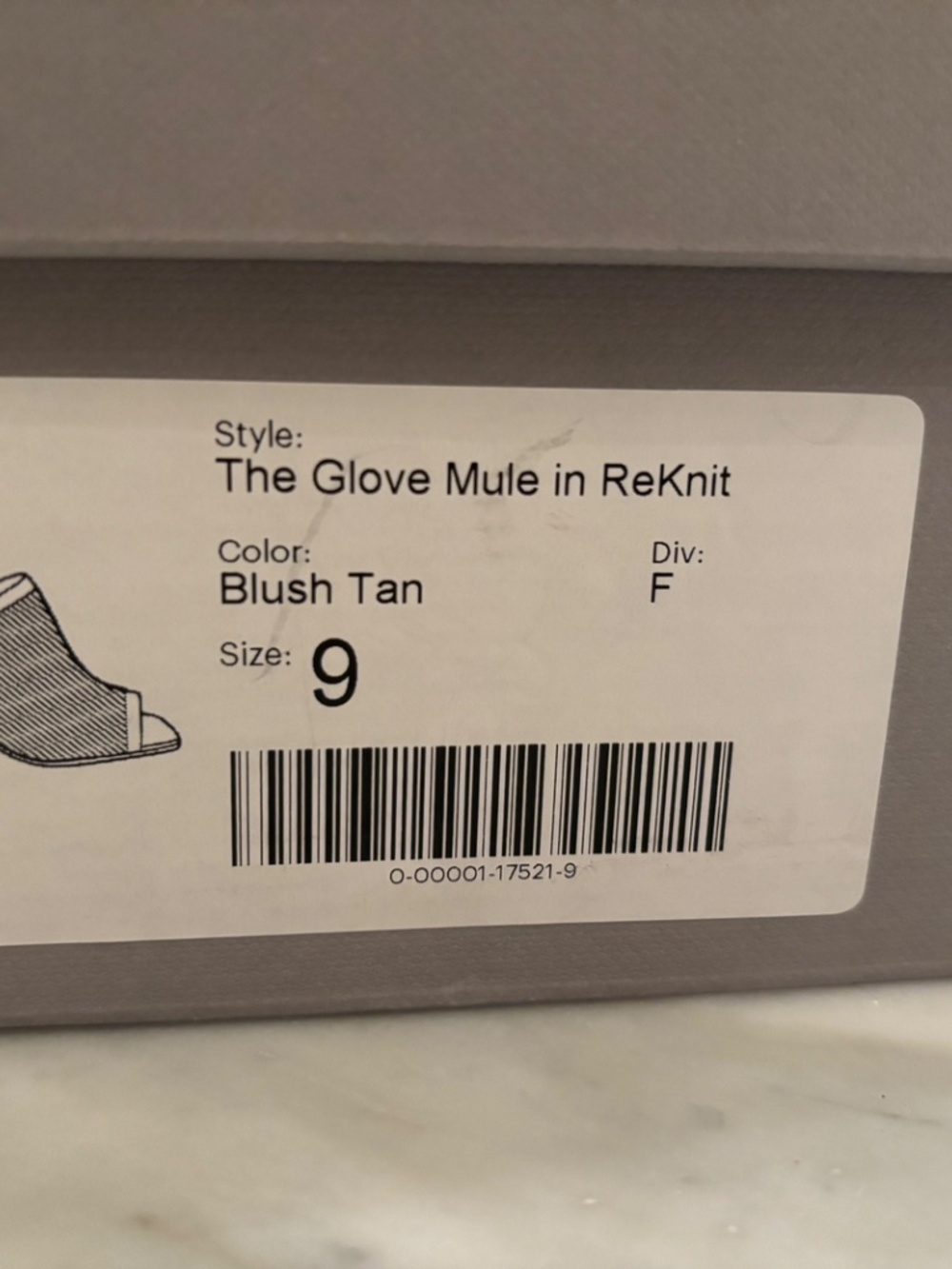 NEW IN BOX - Everlane Glove Mule in Reknit | Tan - Picture 7 of 8